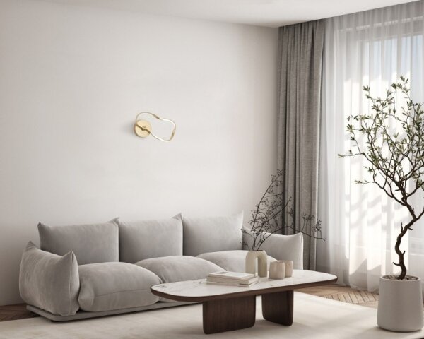 ITALUX WL-22782-GD - Applique da parete LED AMAYA LED/20W/230V dorata