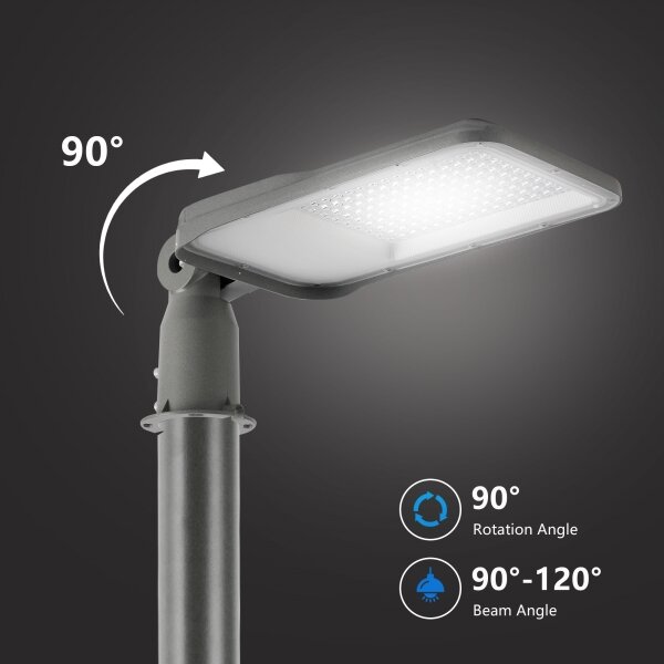 Brilagi -LED Lampione stradale da esterno con snodo. URBANLIGHT LED/100W/230V grigio IP65