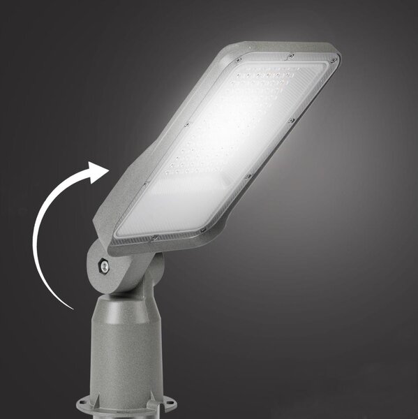 Brilagi - Lampione stradale LED per esterni con snodo. URBANLIGHT LED/50W/230V grigio IP65