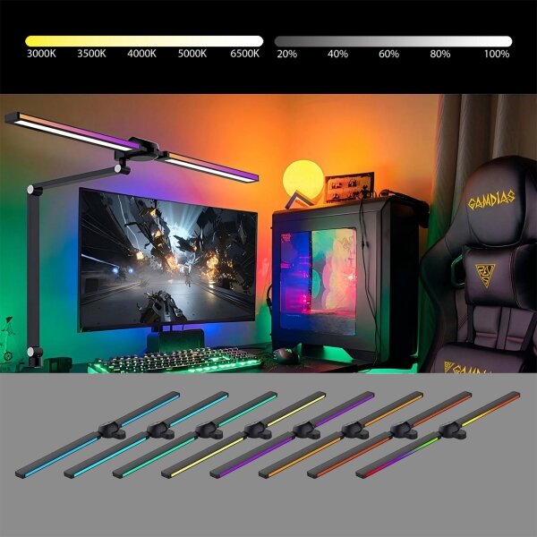 Brilagi - Lampada da tavolo LED RGB dimmerabile a sfioramento VARIO LED/18W/230V 3000-6500K CRI 96