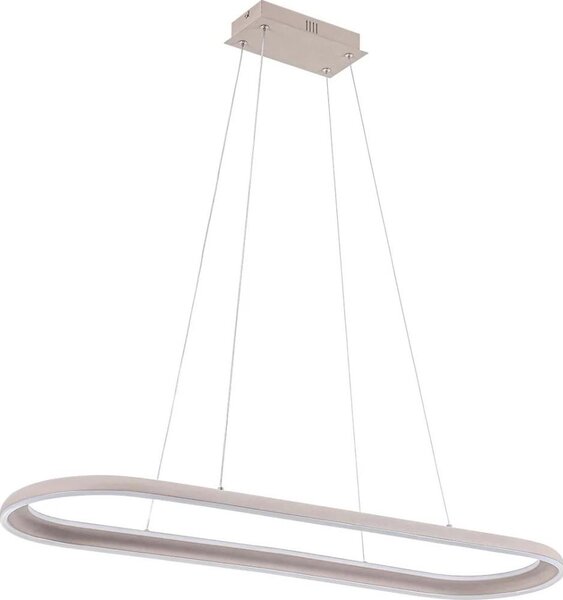 Lampadario LED a cavo CASHMERE LED/80W/230V 30x100 cm beige
