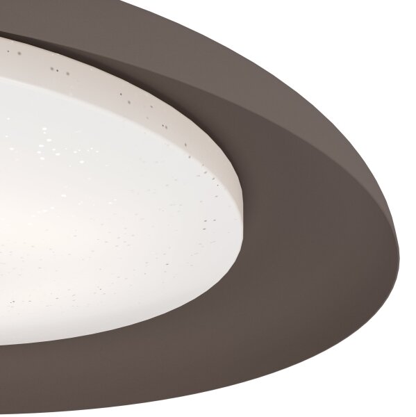 Eglo 99704 - Plafoniera LED PENJAMO LED/17,1W/230V marrone
