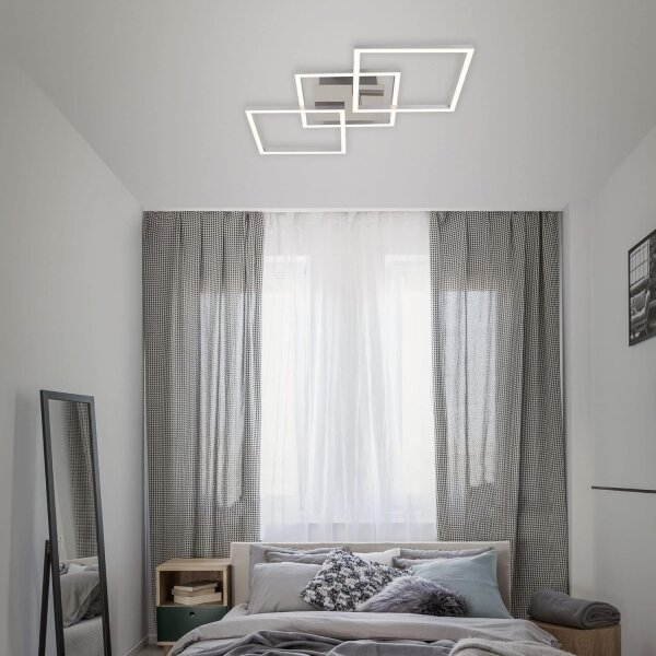 Plafoniera LED/33W/230V 3000K cromo opaco