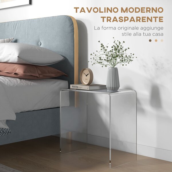 Tavolino Da Salotto Industriale - Comodino Moderno In Acciaio Nero 40x40x45cm