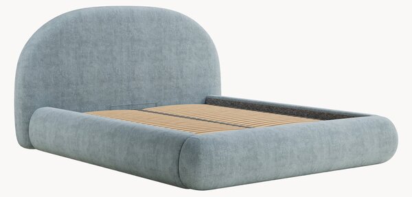 Letto imbottito fatto a mano con contenitore Maumere