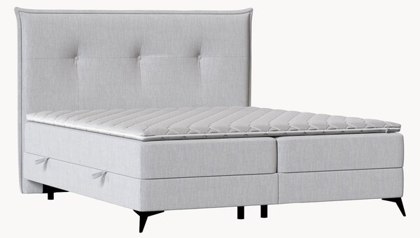 Letto boxspring fatto a mano con contenitore Menzzo, H2