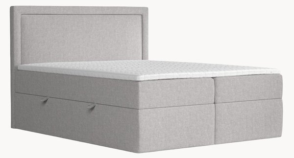 Letto boxspring fatto a mano con contenitore Maya, H3