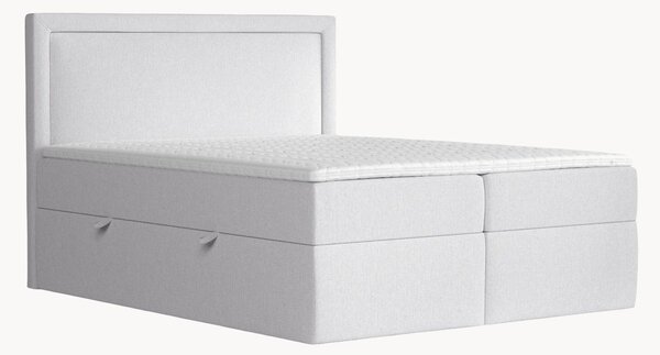 Letto boxspring fatto a mano con contenitore Maya, H3