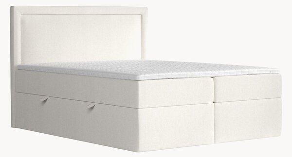 Letto boxspring fatto a mano con contenitore Maya, H3