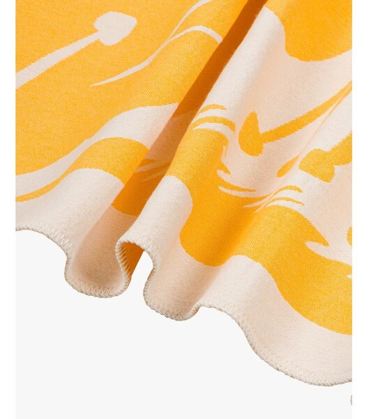 Coperta gialla 165x200 cm Lino – noo.ma