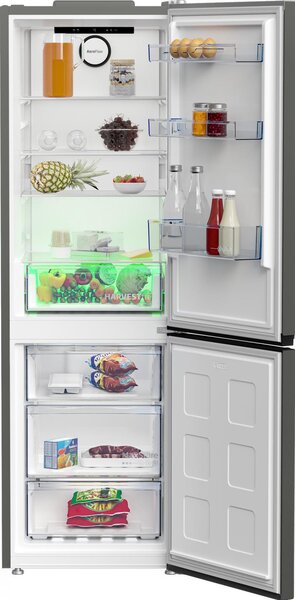 Beko Frigorifero Combinato Capacit 367 Litri Classe energetica D Raffreddamento No Frost colore Grigio - B5RCNA365HG