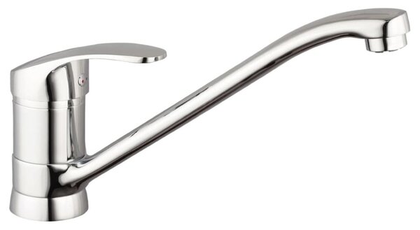 Miscelatore da cucina SCHÜTTE CELLINO, miscelatore da cucina a bassa pressione, rubinetto da cucina girevole a 360°, miscelatore da cucina in cromo