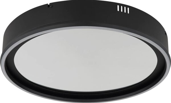 Globo 68288D - Plafoniera LED dimmerabile MIRRORA 40W/230V, diametro 51,5 cm, nero+telecomando