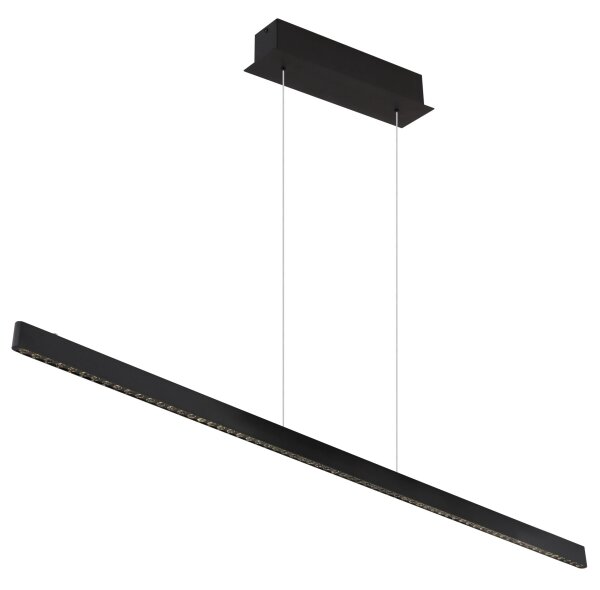 Globo 17013HB - Lampada a sospensione LED con dimmer tattile DENTSY LED/43W/230V 4000K nero