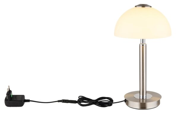 Globo 21953N - Lampada da tavolo dimmerabile a sfioramento ULDIN LED/7W/230V 3000K cromo opaco