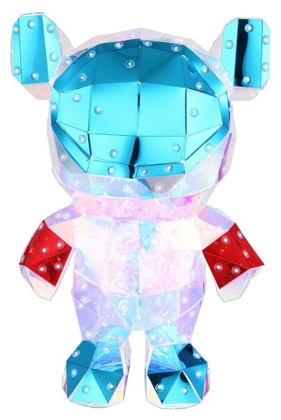 Globo 28085 - Decorazione da tavolo LED in confezione regalo BRONDAR 0,03W/5V USB orsetto spaziale
