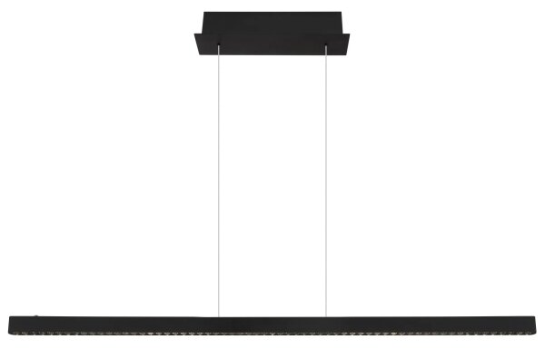 Globo 17013HB - Lampada a sospensione LED con dimmer tattile DENTSY LED/43W/230V 4000K nero