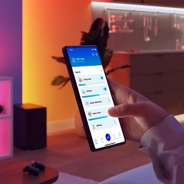 Philips-LED Lampada da soffitto dimmerabile SUPERSLIM LED/32W/230V 2700-6500K Wi-Fi