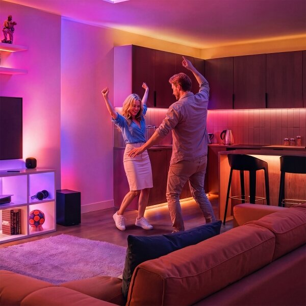 Philips -LED RGB+TW Lampada da tavolo dimmerabile SMART LED/9W/230V 2200-6500K Wi-Fi