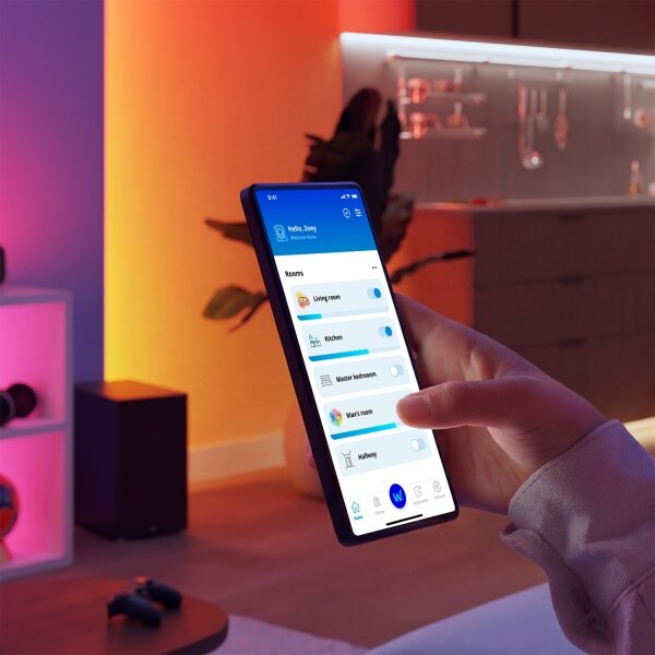 Philips -LED RGB+TW Lampada da tavolo dimmerabile SMART LED/9W/230V 2200-6500K Wi-Fi
