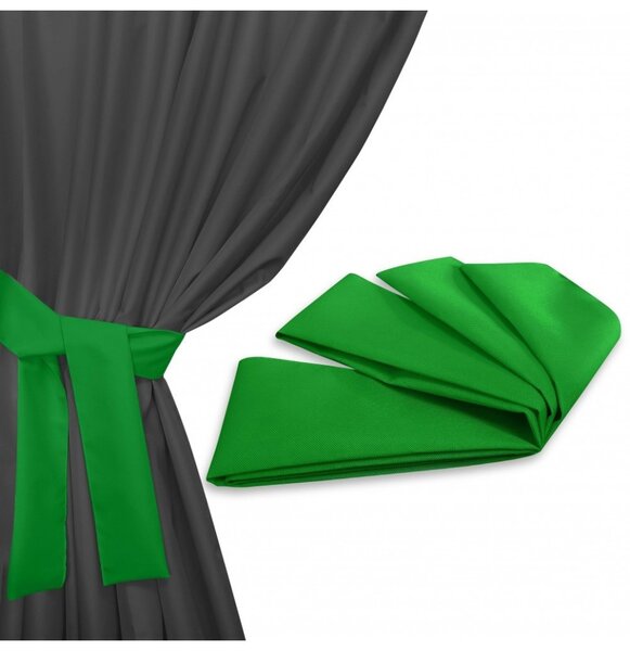 Nastro per fissaggio tende da giardino 160x8 cm verde