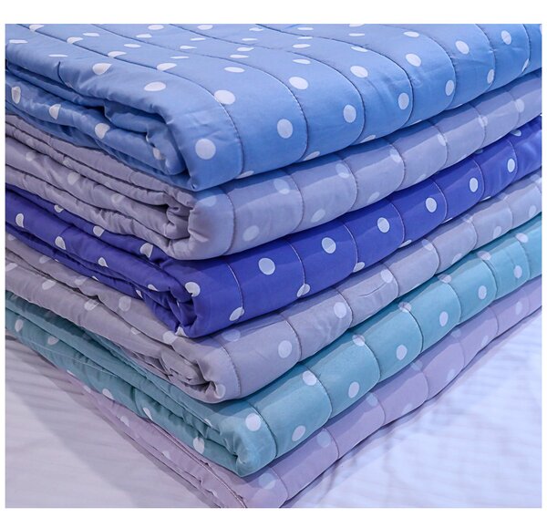 Trapuntino 701P Pois rosa Made in Italy