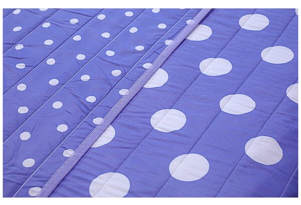 Trapuntino 701P Pois viola Made in Italy
