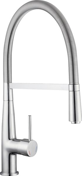 Miscelatore da cucina SCHÜTTE NEW YORK con spruzzo per stoviglie, rubinetto da cucina estraibile, miscelatore da cucina girevole a 360° cromo