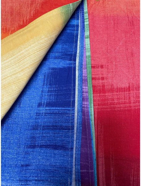 Copriletto Piquet Arcobaleno multicolore