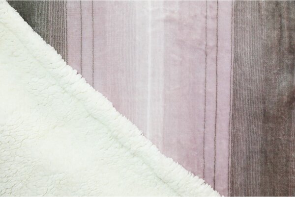 Coperta Fashion 160x210 cm grigio+viola
