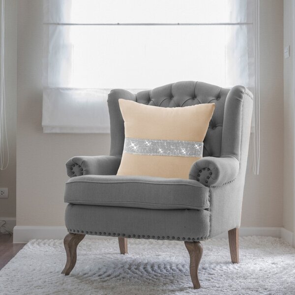 Federa con zirconi beige