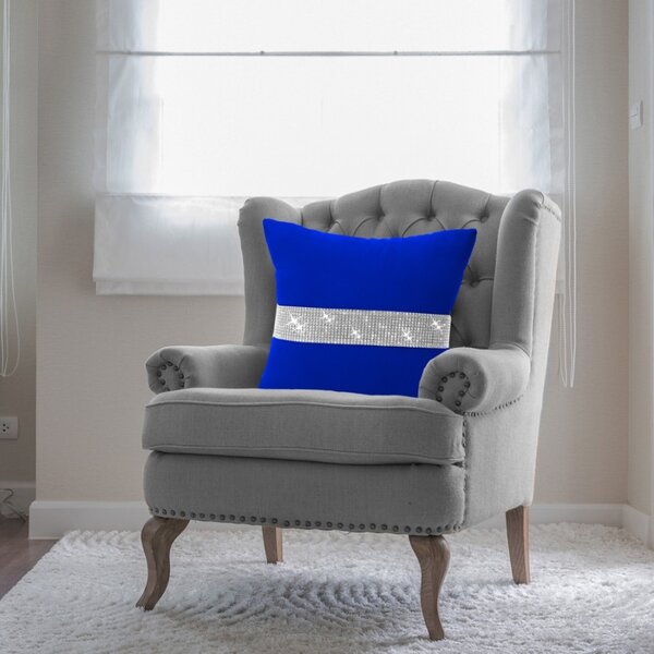 Federa con zirconi bluette