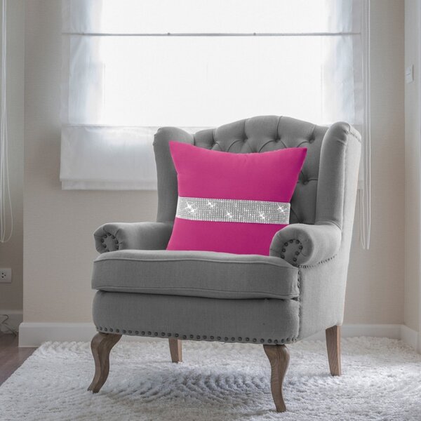 Federa con zirconi fucsia