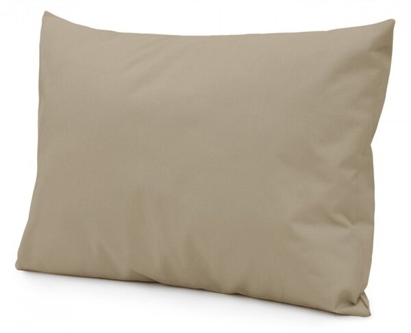 Cuscino da giardino impermeabile 50x70 cm beige scuro