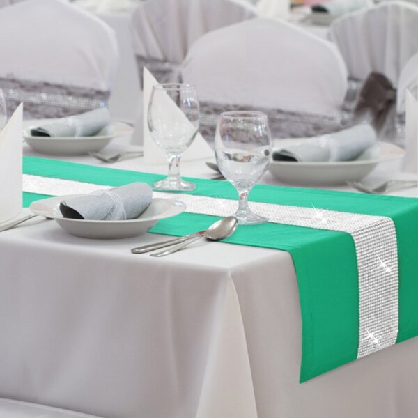 Runner Glamour con zirconi mare