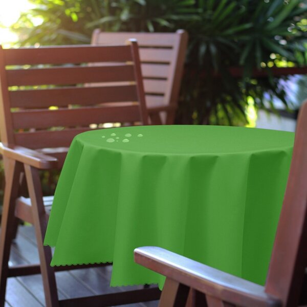 Tovaglia da giardino rotonda Ø 150 cm verde
