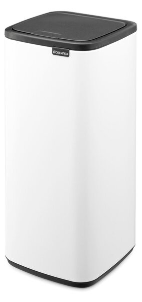 Cestino per la spazzatura bianco in acciaio touch 30 l Bo Touch – Brabantia
