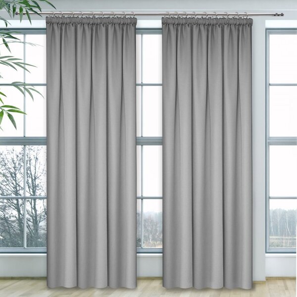Tenda con nastro Heaven grigio chiaro