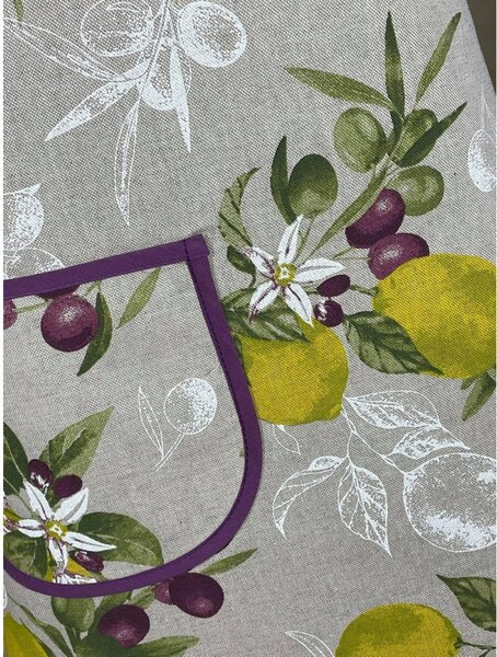 Grembiule da cucina limoni e olive