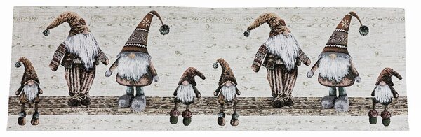 Runner Gobelin Gnomi beige Chenille IT05