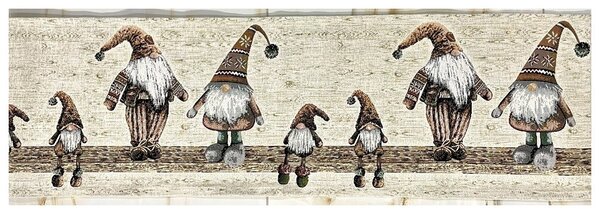 Runner Gobelin Gnomi beige Chenille IT05