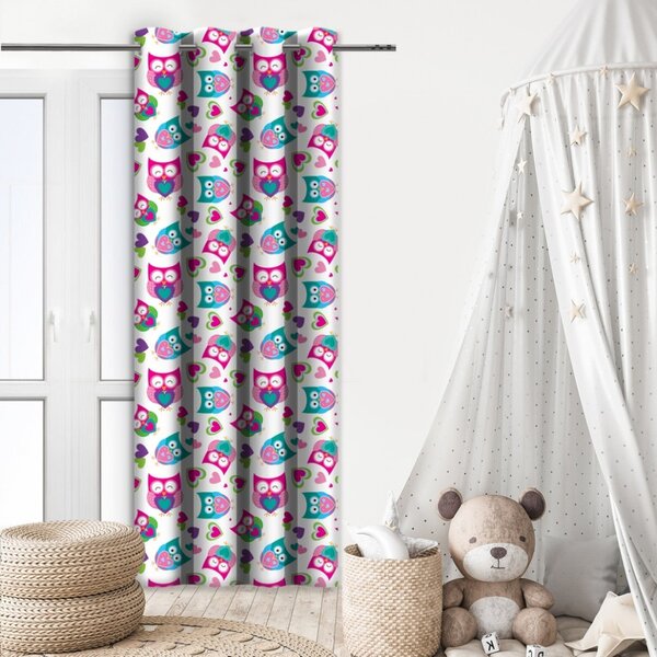 Tenda su anelli 140x250 cm multicolore