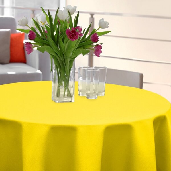 Tovaglia rotonda Standard Ø 140 cm giallo