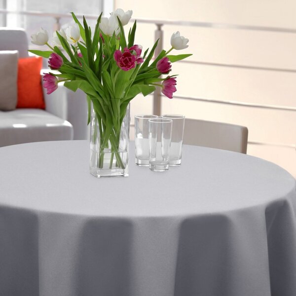 Tovaglia rotonda Standard Ø 140 cm grigio chiaro