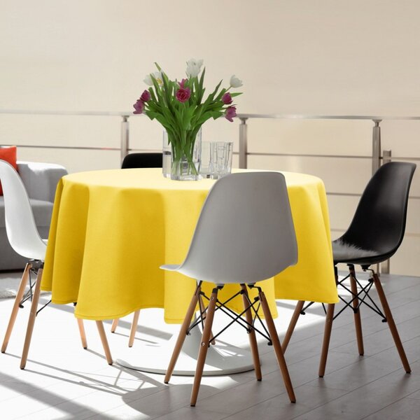 Tovaglia rotonda Standard Ø 140 cm giallo pastello