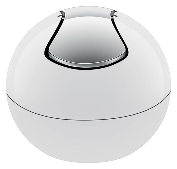 Cestino per la spazzatura bianco in plastica 1 l Bowl – Spirella