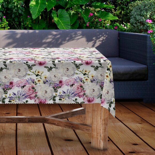 Tovaglia da giardino impermeabile MIGD118 fiori