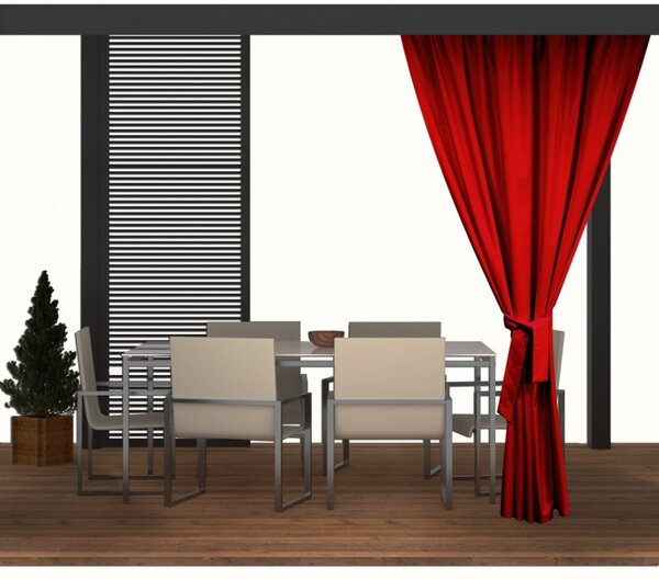 Tenda da giardino sulla terrazza MIG10 rosso