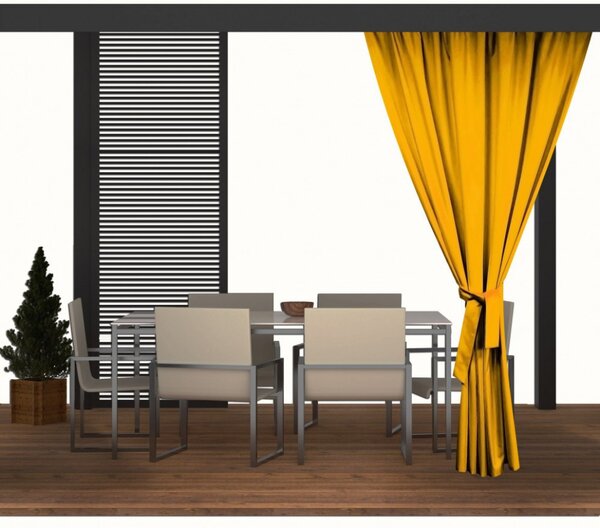 Tenda da giardino sulla terrazza MIG40 giallo
