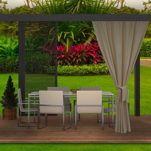 Tenda da giardino sulla terrazza MIG21 beige scuro